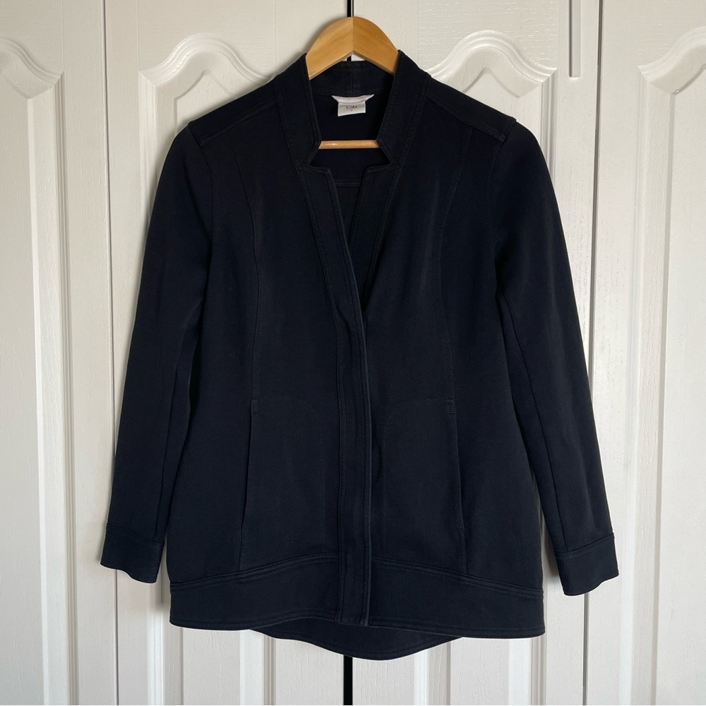 Cabi Womens Around the Clock Center Blazer Jacket Women’s S Black Zip Style 5480
